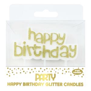 Clairefontaine Kerzen Metallic HB Glitzer gold