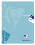Clairefontaine Collegeblock 80Bl 90g Dot sort