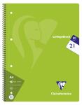 Clairefontaine Collegeblock 80 Bl 90g Lin  sort