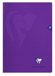 Clairefontaine Mimesys Heft PP A4 24Bl kar sort