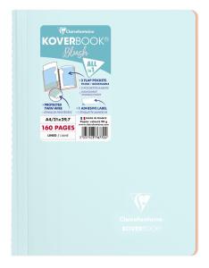 Clairefontaine Spiralblk lin Koverbook Blush A4 bl