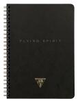 Clairefontaine FSp Spiralb lin sw 14x8x21 60Bl st