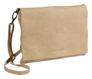 Clairefontaine FSp Ledertasche beige 23,5x2x19
