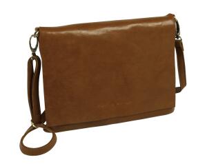 Clairefontaine FSp Ledertasche cognac 23,5x2x21