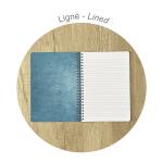 Clairefontaine Hedera Spiralh A5 60Bl lin sort