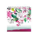 Clairefontaine Bloom Spiralbuch 12x12 50Bl bl sort