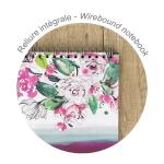 Clairefontaine Bloom Spiralbuch 12x12 50Bl bl sort