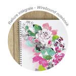 Clairefontaine Bloom Spiralheft A4 74Bl linR sort
