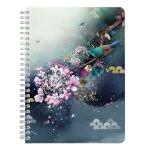 Clairefontaine CC6 Spiralheft A5 74Bl lin sort