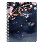 Clairefontaine CC6 Spiralheft A5 74Bl lin sort