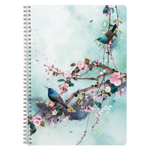 Clairefontaine CC6 Spiralheft A4 74Bl linR sort