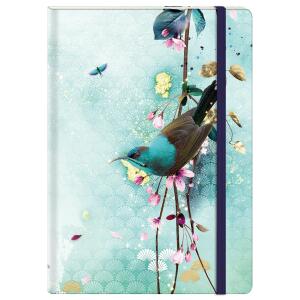 Clairefontaine CC6 Heft geb A6 80Bl lin Kunstleder