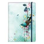 Clairefontaine CC6 Heft geb A5 80Bl bl GZ Kunstleder