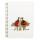 Clairefontaine Ritourn Spiralbuch A5 74Bl lin sort