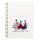 Clairefontaine Ritourn Spiralbuch A5 74Bl lin sort