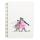 Clairefontaine Ritourn Spiralbuch A5 74Bl lin sort