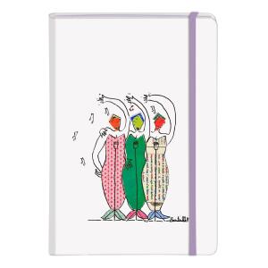 Clairefontaine Ritourn Notizbuch A5 48Bl lin sort