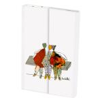 Clairefontaine Ritourn Notizb 11x15,5 80Bl bl sort