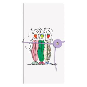 Clairefontaine Ritourn Notizb slim 9x18 40Bl bl st