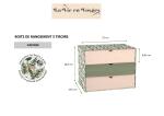 Clairefontaine LVEV Box mit 3 Laden 32x24,5x26,5