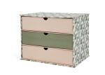 Clairefontaine LVEV Box mit 3 Laden 32x24,5x26,5