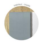 Clairefontaine QE Notizb Spiralb A5 74Bl lin sort2