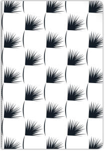 Clairefontaine Kenzo Notizh Fadenb A4 32Bl linRd sort