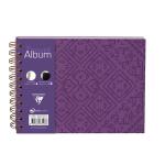 Clairefontaine Aida Reisealb A5 40S sw bl/w lin