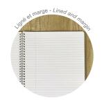 Clairefontaine Zephir Spiralheft A4 74Bl linR sort