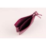 Clairefontaine Cuirise Kl Tasche 2F 13x9 Kirsche