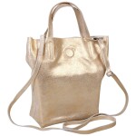 Clairefontaine Tasche Feder 16x9x23 gold