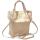 Clairefontaine Tasche Feder 16x9x23 gold