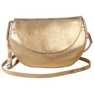 Clairefontaine Tasche rd Wildleder 16x9x23 Gold