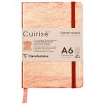 Clairefontaine Notizb flex A6 72Bl blanko kupfer