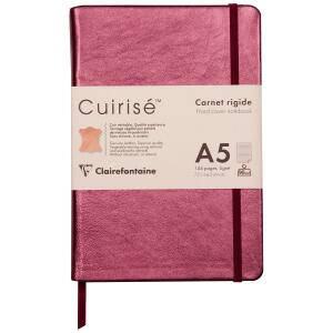 Clairefontaine Notizb fest A5 72Bl liniert Kirsche