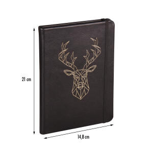 Clairefontaine Schwarzwald Notizbuch A5 HC Hirsch