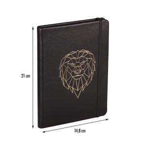 Clairefontaine Schwarzwald Notizbuch A5 HC Löwe