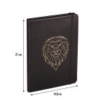Clairefontaine Schwarzwald Notizbuch A5 HC Löwe