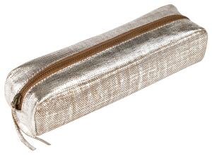 Clairefontaine KLEO Schlamper Leder 21x6x4 silber