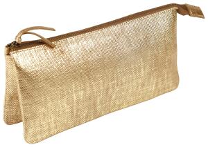 Clairefontaine KLEO Schlamper Leder 2F 22x11 gold