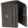 Clairefontaine Leder Brieftasche 11,5x2x8 sw