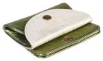 Clairefontaine Cuirisé Geldtasche 11,5x2x9,5 gn