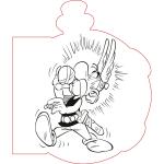 Clairefontaine Asterix Ausmalblock 13,5x16 33Bl