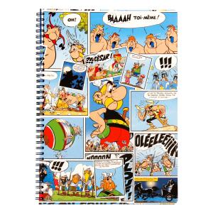 Clairefontaine Asterix Spiralbuch lin+Tasche 60Bl