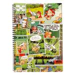 Clairefontaine Asterix Spiralbuch lin+Tasche 60Bl