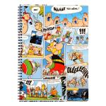 Clairefontaine Asterix Spiralbuch lin+R+Tasch 50Bl