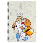 Clairefontaine Asterix2 Spiralbuch A4 lin+Rd 50Bl