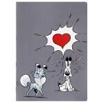 Clairefontaine Asterix3 Idefix Heft A4 48Bl lin+Rd