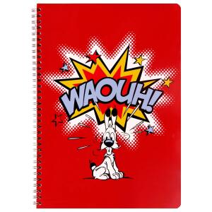 Clairefontaine Asterix3 Idefix Spiralh A4 50Bl l+Rd