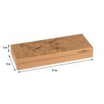 Clairefontaine Asterix3 Stiftetui Kraft Karton 21x8